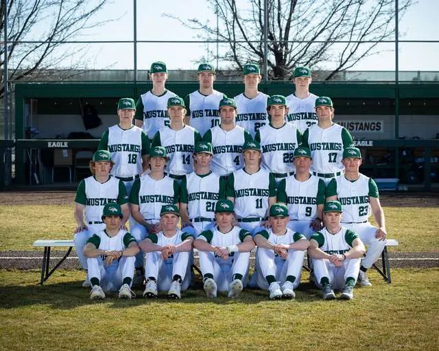 baseball team photograph banner enhanced with text and logos Treasure Valley