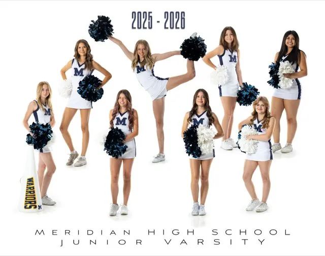 Meridian High School JV cheer team composite Idaho