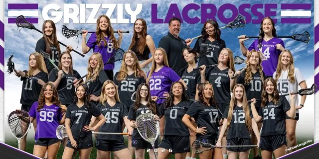 Rocky Mountain girls lacrosse team composite banner Meridian Idaho