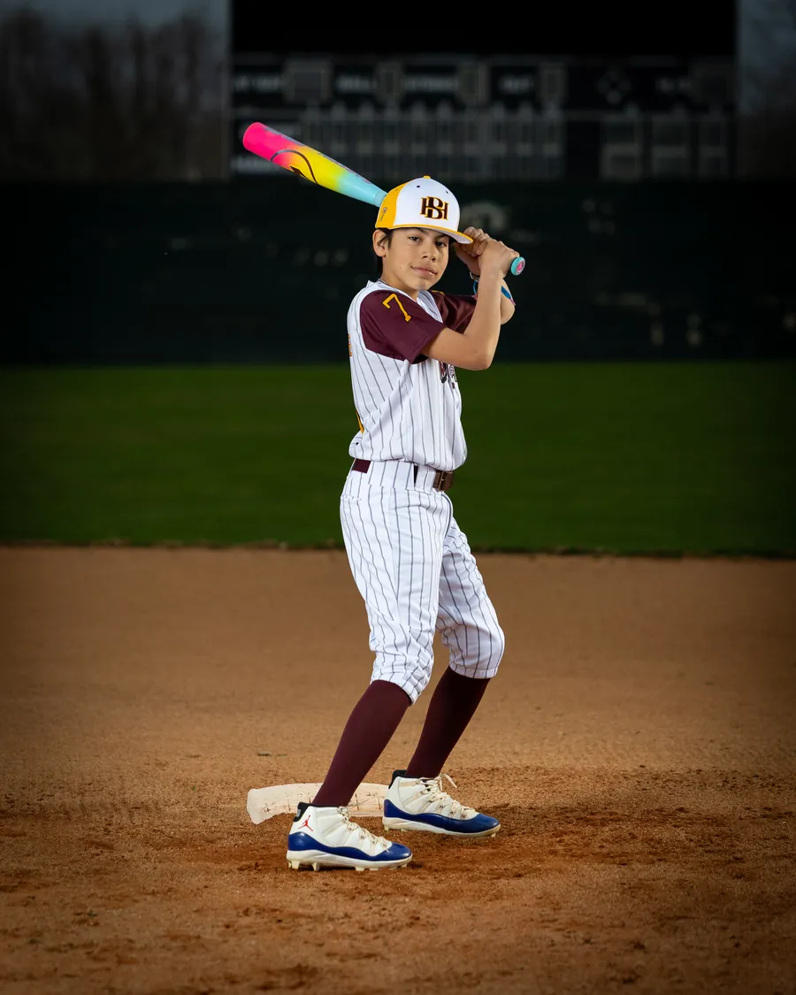 Idaho Hype youth baseball photo session, we shoot on his field, Boise Idaho