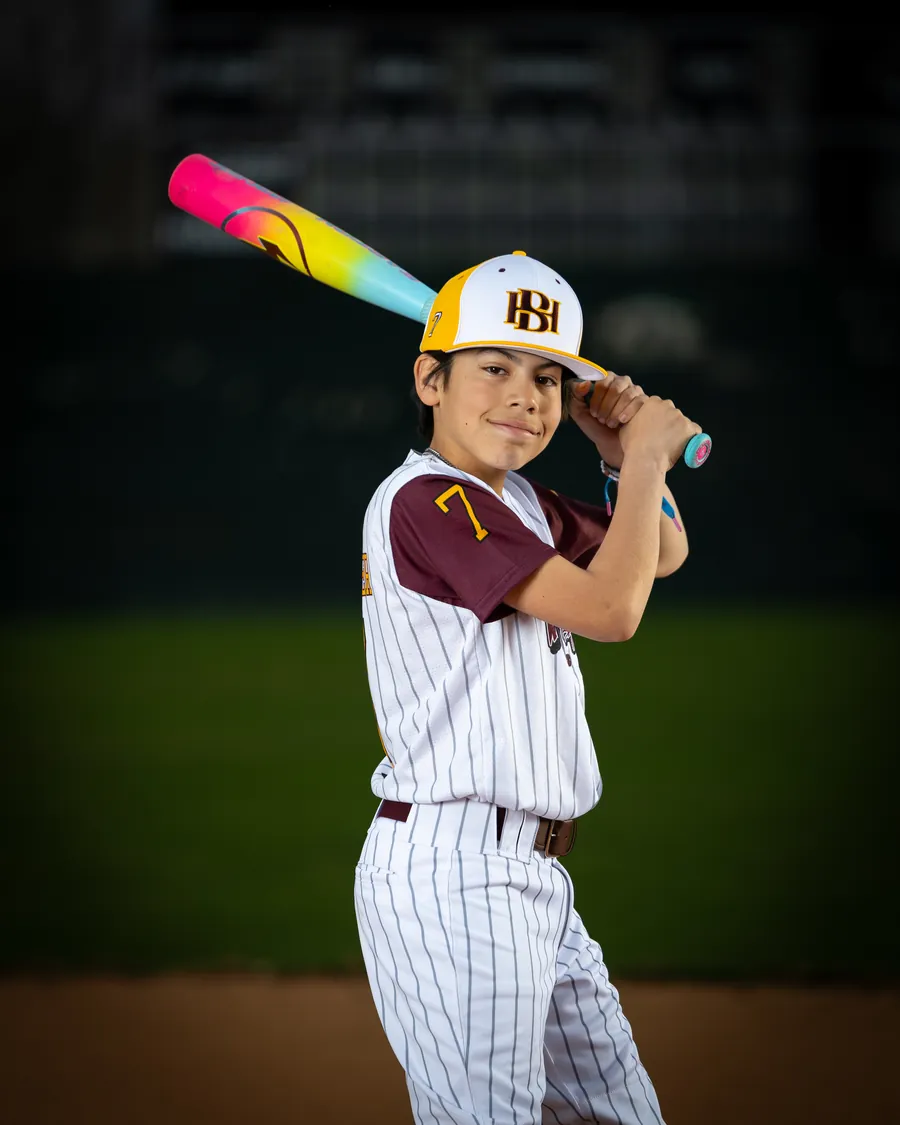 Idaho Hype youth baseball photo session, load the swing, Boise Idaho