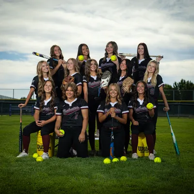 Idaho Batbusters 16U fastpitch softball team photo