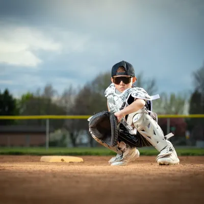 Kuna Outlaws baseball player portrait