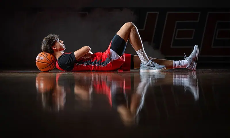 Owyhee Boys Basketball team portrait session
