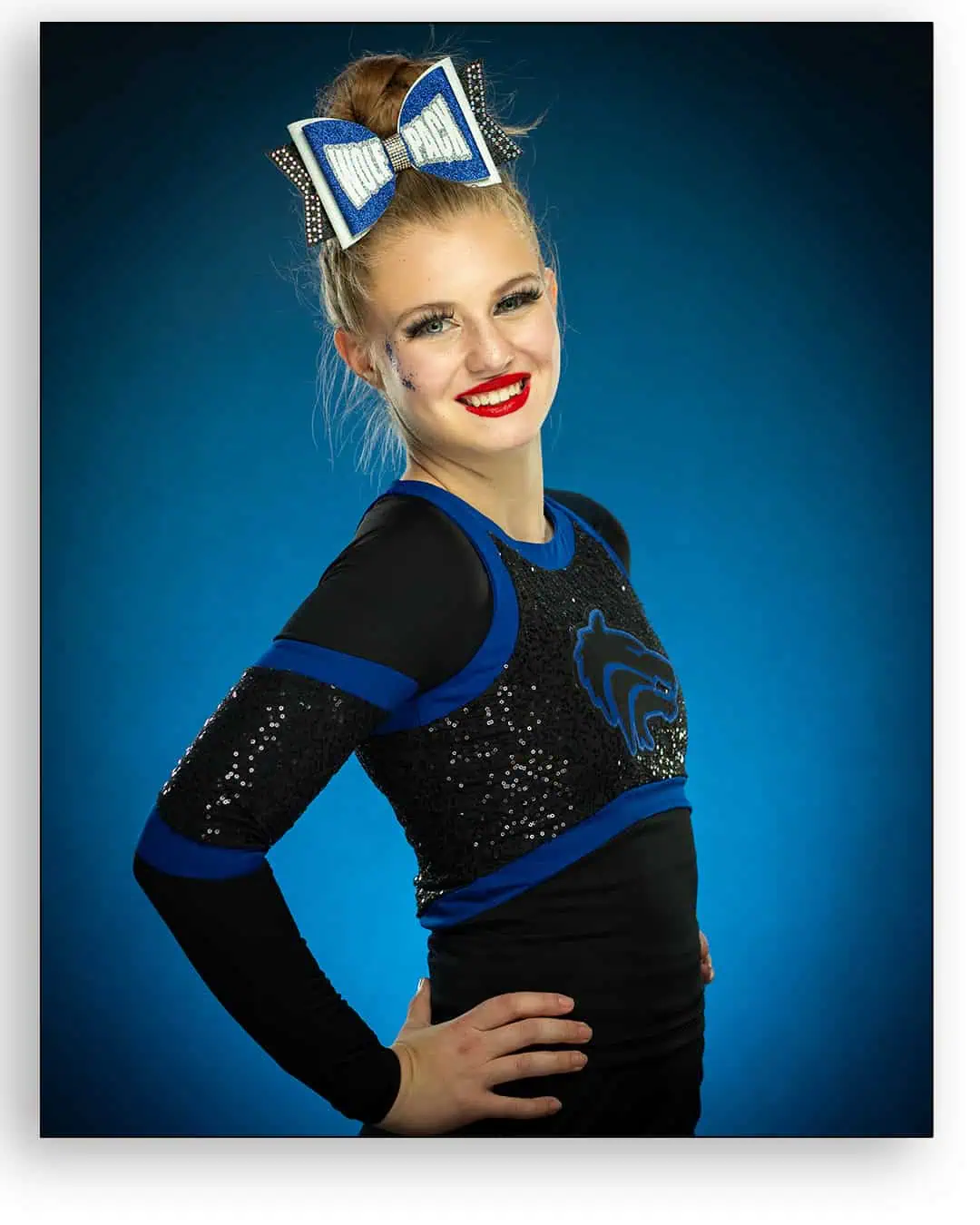 Competitive cheerleader portrait Boise Idaho