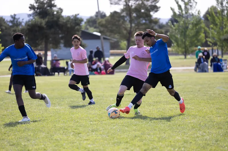 IYSA Director's Cup youth soccer action photography at Simplot Sports Complex, Boise