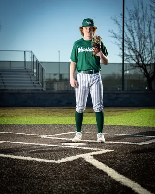 High school baseball media day portrait, Treasure Valley Idaho
