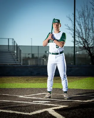 High school baseball media day portrait, Treasure Valley Idaho