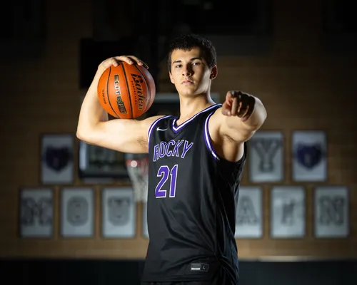Basketball media day portrait, Rocky Mountain High School, Meridian Idaho