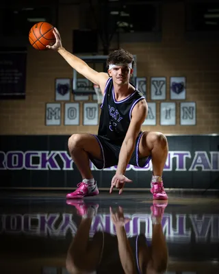 Basketball media day portrait, Rocky Mountain High School, Meridian Idaho