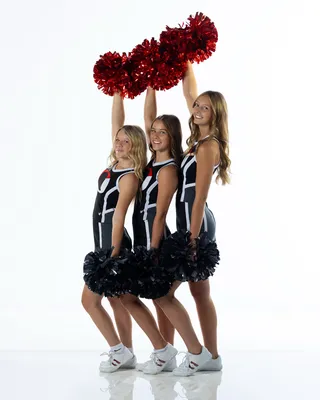 High school cheerleader media day portrait, Treasure Valley Idaho