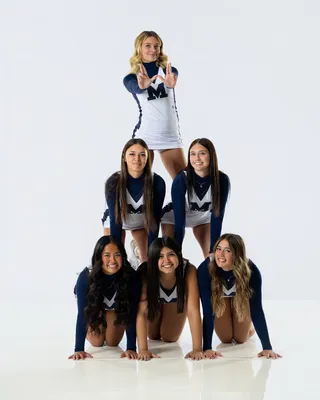 High school cheerleader media day portrait, Treasure Valley Idaho