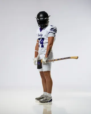 High school football media day portrait with studio lighting, Treasure Valley Idaho