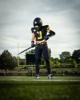 High school football media day portrait with studio lighting, Treasure Valley Idaho