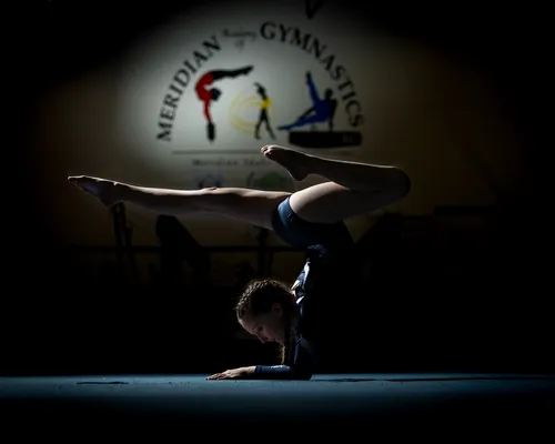 Gymnastics media day portrait, Meridian Idaho