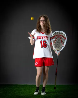 Girls lacrosse media day portrait, Owyhee High School, Meridian Idaho