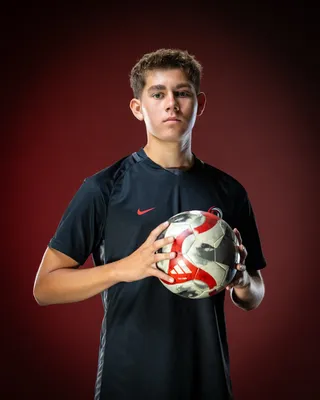 Soccer media day portrait with studio lighting, Treasure Valley Idaho