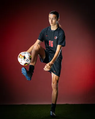 Soccer media day portrait with studio lighting, Treasure Valley Idaho