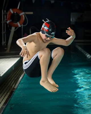 High school swim team media day portrait, Treasure Valley Idaho