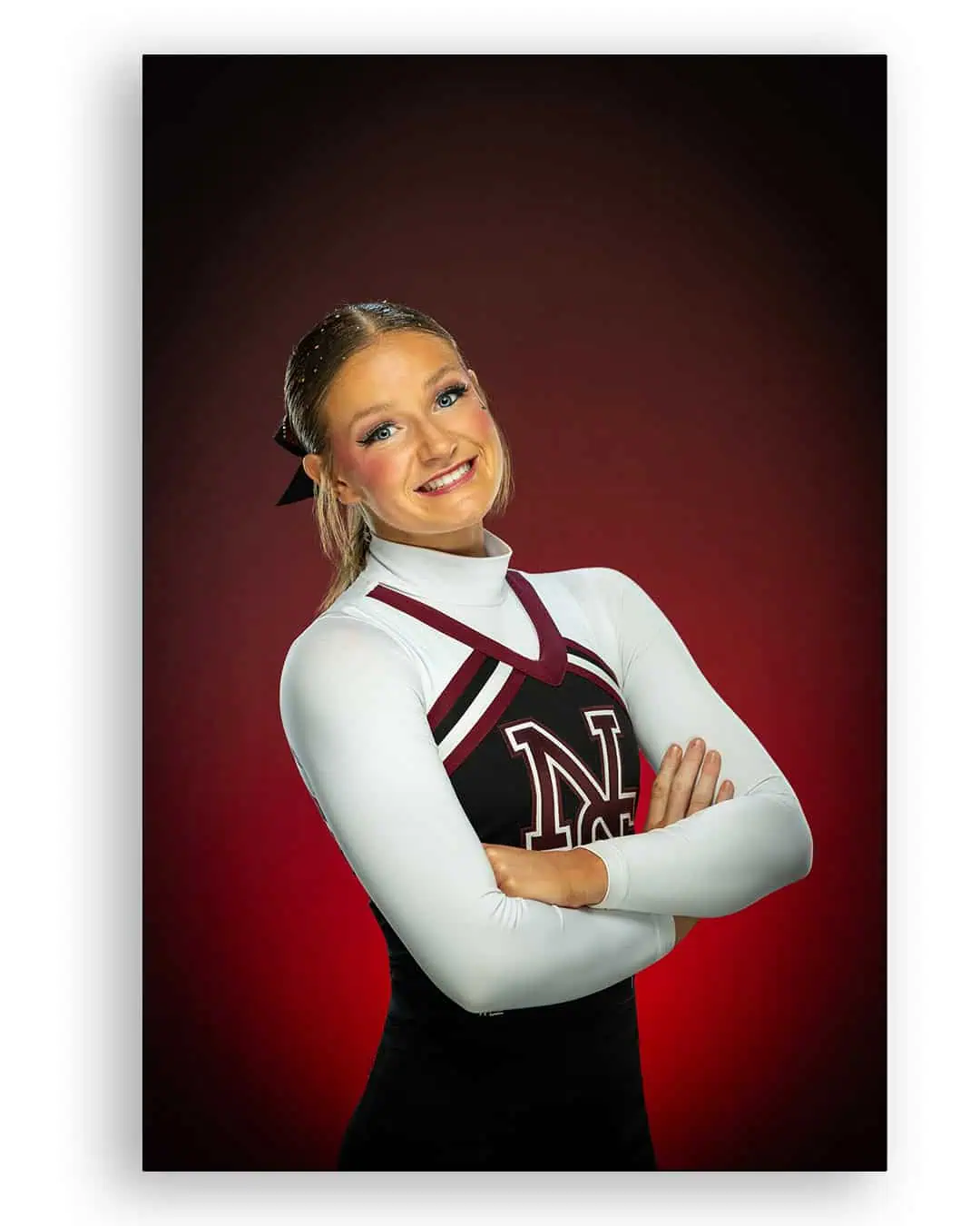 Nampa Christian cheerleader portrait Treasure Valley Idaho