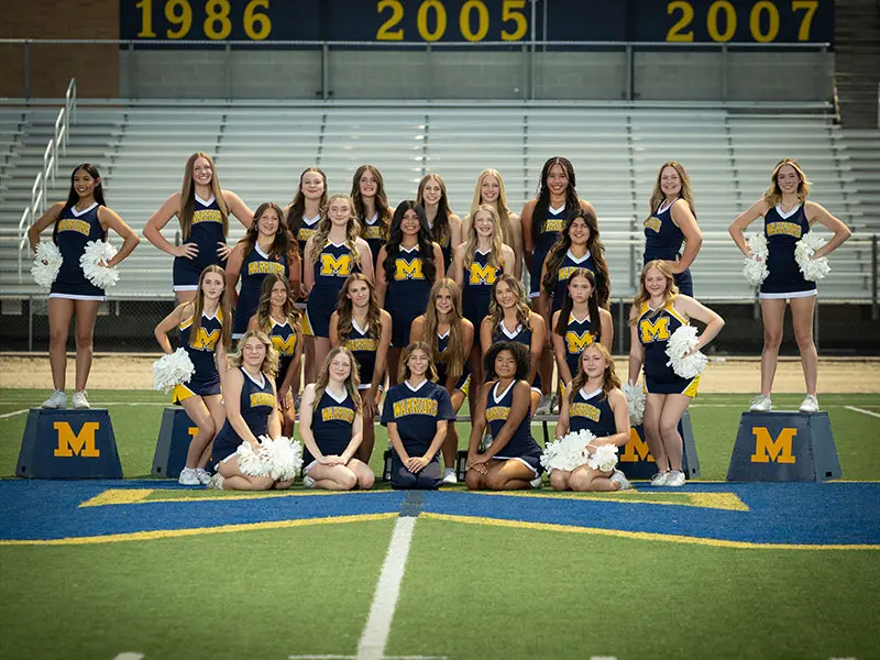All-star cheer team composite photo