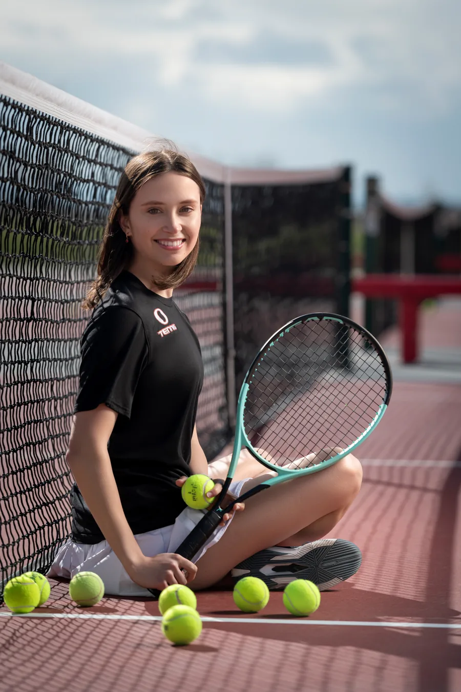 Owyhee High School girls tennis player portrait Meridian Idaho