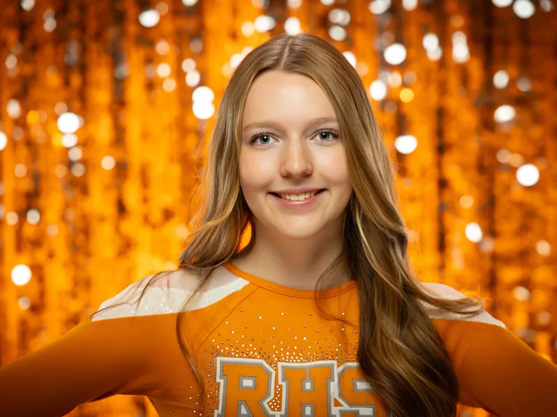 Ridgevue High School cheerleader portrait Nampa Idaho
