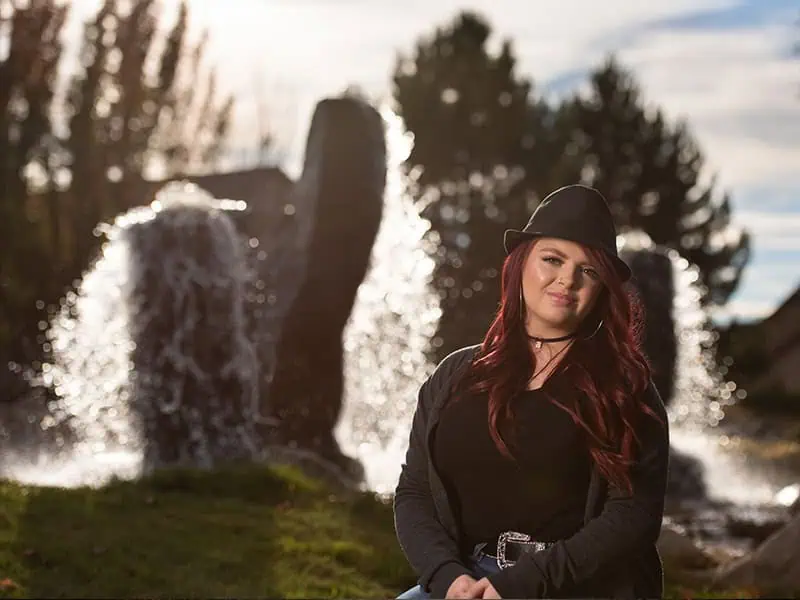 Creative senior portrait photography